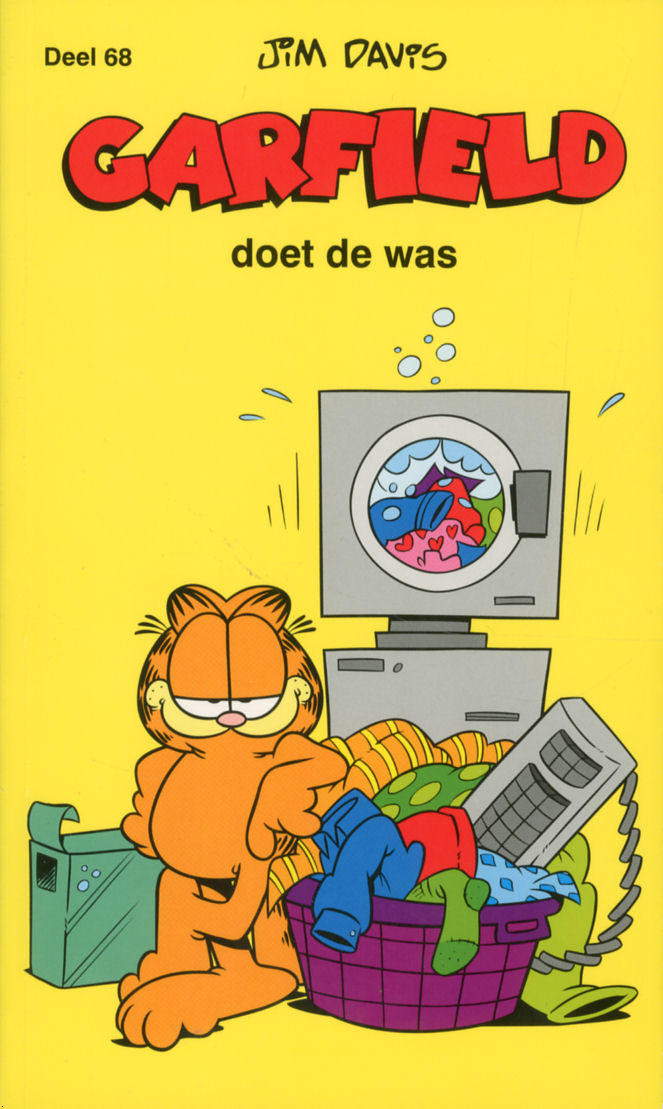 Garfield doet de was