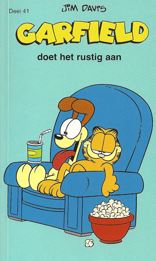 Garfield doet het rustig aan