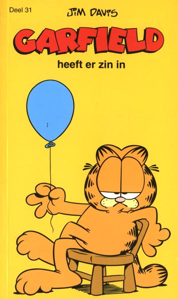 Garfield heeft er zin in