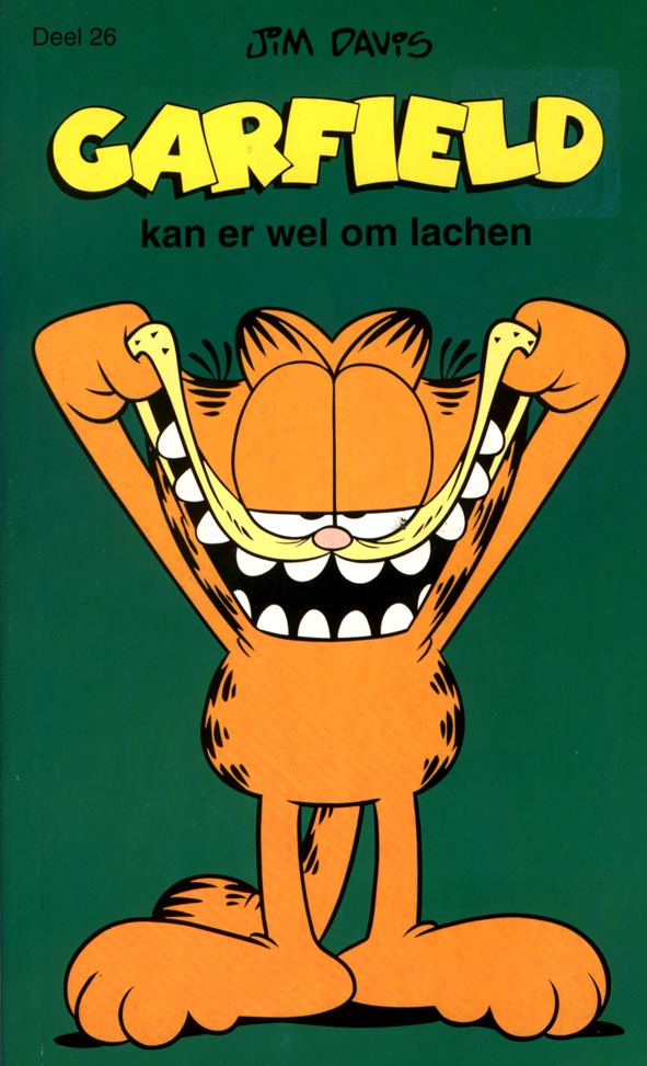 Garfield kan er wel om lachen
