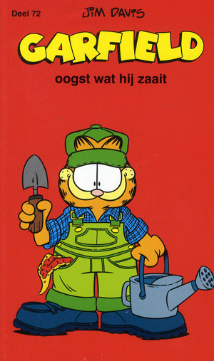 Garfield oogst wat hij zaait