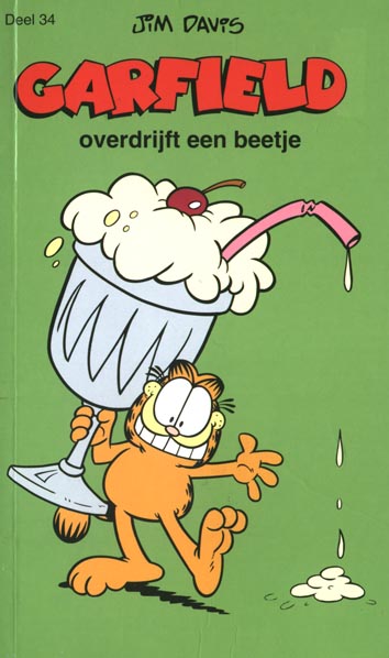 Garfield overdrijft een beetje