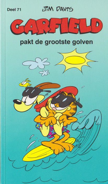 Garfield pakt de grootste golven